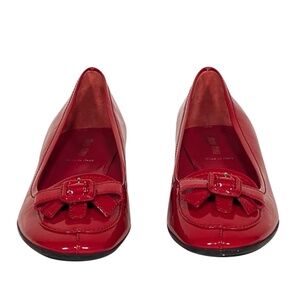 MIU MIU Red Patent Leather Loafers ( Size: 8)